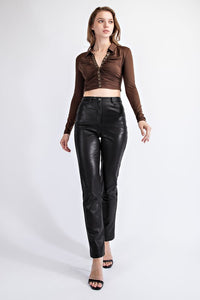 Philomena Leather Pants