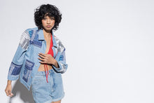 Load image into Gallery viewer, That Girl Denim Patchwork Jacket