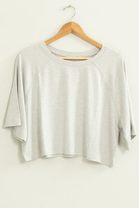 Essential Oversized Cropped T-Shirt