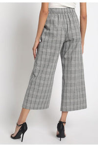 Cropped High-Waisted Plaid Pant - Raw Fashion  , Bottoms, cropped-high-waisted-pant, Autumn, Pants, Plaid, Summer, Warm, Womens women's clothing modern style unique canada order online