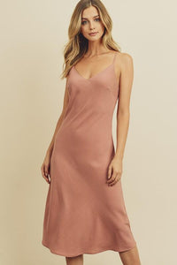 Midi Slip Dress - Raw Fashion  , Dresses, midi-slip-dress, Dress, Womens women's clothing modern style unique canada order online