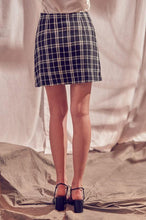 Load image into Gallery viewer, Plaid Tweed Mini Skirt - Raw Fashion  , Bottoms, plaid-tweed-mini-skirt, Autumn, Skirt, Summer, Warm, Womens women&#39;s clothing modern style unique canada order online