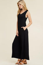 Load image into Gallery viewer, Sleeveless Wide Leg Jumpsuit - Raw Fashion  , Jumpsuits, sleeveless-wide-leg-jumpsuit, Full Body, Sleeveless, Womens women&#39;s clothing modern style unique canada order online