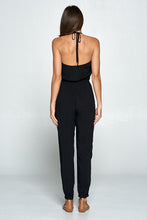 Load image into Gallery viewer, Strappy V Neck Jumpsuit - Raw Fashion  , Jumpsuits, strappy-v-neck-jumpsuit, Jumpsuit, Straps, V neck, Womens women&#39;s clothing modern style unique canada order online