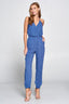 Strappy V Neck Jumpsuit - Raw Fashion  , Jumpsuits, strappy-v-neck-jumpsuit, Jumpsuit, Straps, V neck, Womens women's clothing modern style unique canada order online