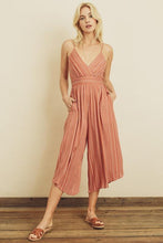 Load image into Gallery viewer, Strip Wide Leg Jumpsuit - Raw Fashion  , Jumpsuits, boho-stripe-jumpsuit, Full Body, Jumpsuit, Striped, Womens women&#39;s clothing modern style unique canada order online